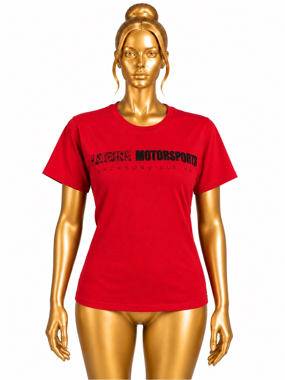 Lejeune Motorsports Jacksonville NC Red Graphic T-Shirt Size Large